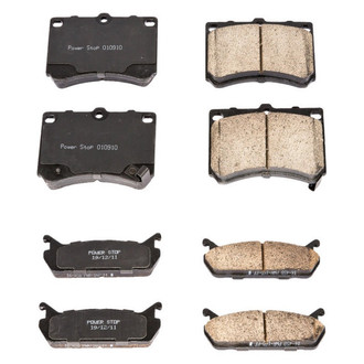 PowerStop® - Z16 Evolution Clean Ride Ceramic Front and Rear Disc Brake Pad Set