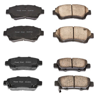 PowerStop® - Z16 Evolution Clean Ride Ceramic Front and Rear Disc Brake Pad Set