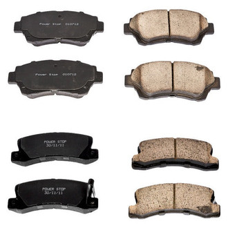 PowerStop® - Z16 Evolution Clean Ride Ceramic Front and Rear Disc Brake Pad Set
