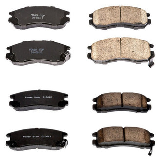 PowerStop® - Z16 Evolution Clean Ride Ceramic Front and Rear Disc Brake Pad Set