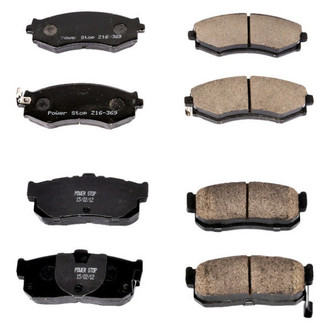 PowerStop® - Z16 Evolution Clean Ride Ceramic Front and Rear Disc Brake Pad Set