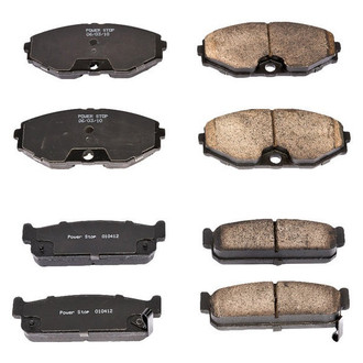 PowerStop® - Z16 Evolution Clean Ride Ceramic Front and Rear Disc Brake Pad Set