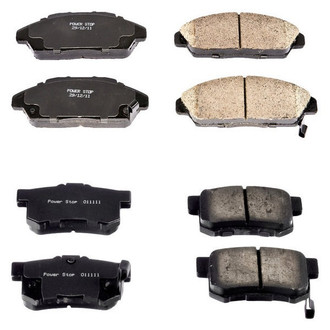 PowerStop® - Z16 Evolution Clean Ride Ceramic Front and Rear Disc Brake Pad Set