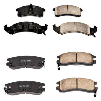 PowerStop® - Z16 Evolution Clean Ride Ceramic Front and Rear Disc Brake Pad Set