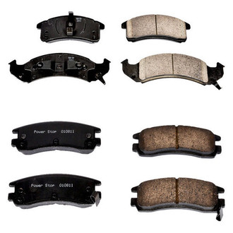 PowerStop® - Z16 Evolution Clean Ride Ceramic Front and Rear Disc Brake Pad Set