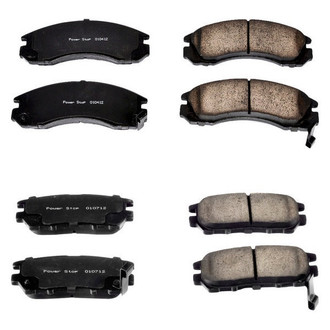 PowerStop® - Z16 Evolution Clean Ride Ceramic Front and Rear Disc Brake Pad Set