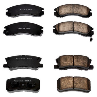 PowerStop® - Z16 Evolution Clean Ride Ceramic Front and Rear Disc Brake Pad Set