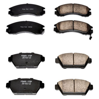 PowerStop® - Z16 Evolution Clean Ride Ceramic Front and Rear Disc Brake Pad Set