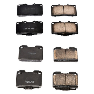 PowerStop® - Z16 Evolution Clean Ride Ceramic Front and Rear Disc Brake Pad Set