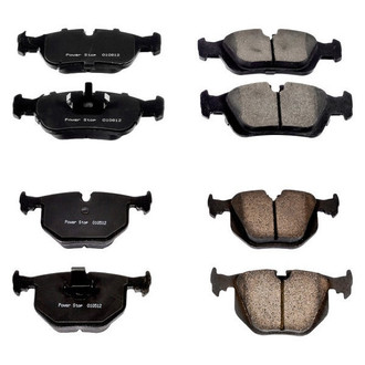 PowerStop® - Z16 Evolution Clean Ride Ceramic Front and Rear Disc Brake Pad Set