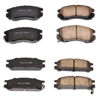 PowerStop® - Z16 Evolution Clean Ride Ceramic Front and Rear Disc Brake Pad Set