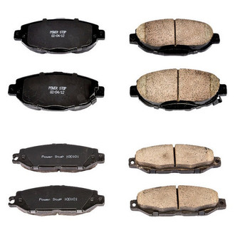 PowerStop® - Z16 Evolution Clean Ride Ceramic Front and Rear Disc Brake Pad Set