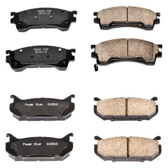 PowerStop® - Z16 Evolution Clean Ride Ceramic Front and Rear Disc Brake Pad Set