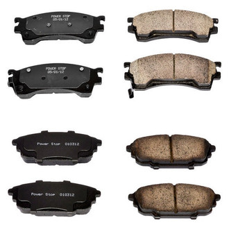 PowerStop® - Z16 Evolution Clean Ride Ceramic Front and Rear Disc Brake Pad Set