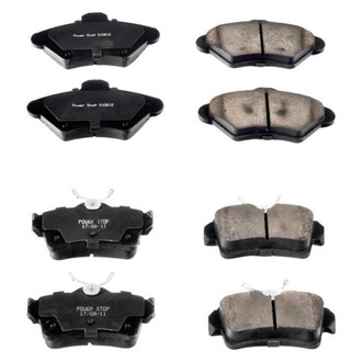 PowerStop® - Z16 Evolution Clean Ride Ceramic Front and Rear Disc Brake Pad Set