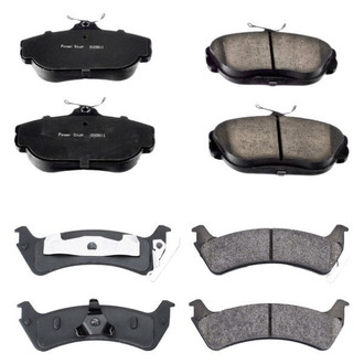 PowerStop® - Z16 Evolution Clean Ride Ceramic Front and Rear Disc Brake Pad Set