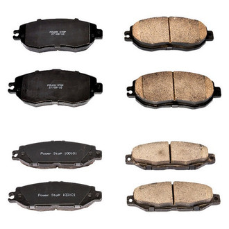 PowerStop® - Z16 Evolution Clean Ride Ceramic Front and Rear Disc Brake Pad Set