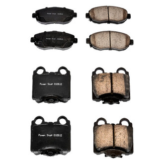 PowerStop® - Z16 Evolution Clean Ride Ceramic Front and Rear Disc Brake Pad Set