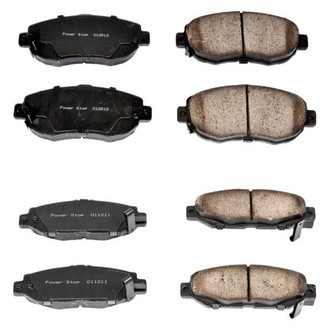 PowerStop® - Z16 Evolution Clean Ride Ceramic Front and Rear Disc Brake Pad Set
