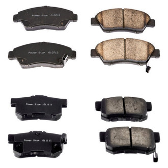 PowerStop® - Z16 Evolution Clean Ride Ceramic Front and Rear Disc Brake Pad Set