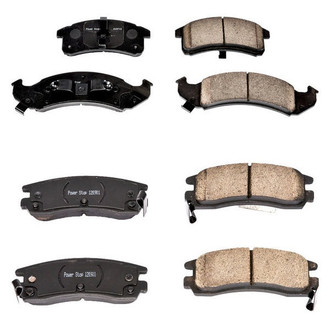 PowerStop® - Z16 Evolution Clean Ride Ceramic Front and Rear Disc Brake Pad Set