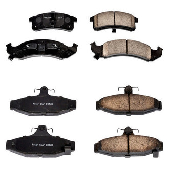PowerStop® - Z16 Evolution Clean Ride Ceramic Front and Rear Disc Brake Pad Set