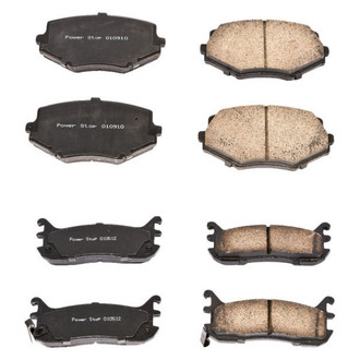 PowerStop® - Z16 Evolution Clean Ride Ceramic Front and Rear Disc Brake Pad Set