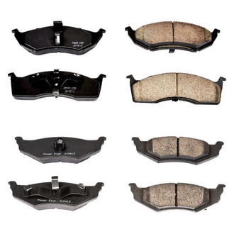 PowerStop® - Z16 Evolution Clean Ride Ceramic Front and Rear Disc Brake Pad Set