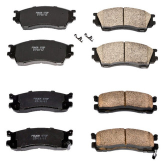 PowerStop® - Z16 Evolution Clean Ride Ceramic Front and Rear Disc Brake Pad Set