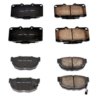 PowerStop® - Z16 Evolution Clean Ride Ceramic Front and Rear Disc Brake Pad Set