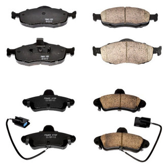 PowerStop® - Z16 Evolution Clean Ride Ceramic Front and Rear Disc Brake Pad Set