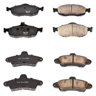 PowerStop® - Z16 Evolution Clean Ride Ceramic Front and Rear Disc Brake Pad Set