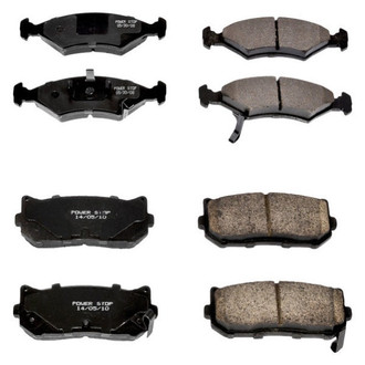 PowerStop® - Z16 Evolution Clean Ride Ceramic Front and Rear Disc Brake Pad Set