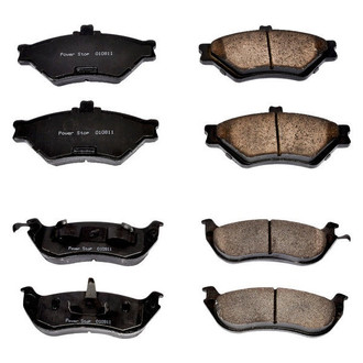 PowerStop® - Z16 Evolution Clean Ride Ceramic Front and Rear Disc Brake Pad Set