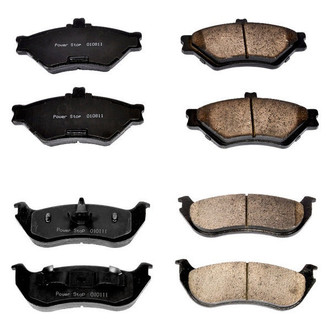 PowerStop® - Z16 Evolution Clean Ride Ceramic Front and Rear Disc Brake Pad Set