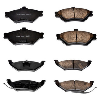 PowerStop® - Z16 Evolution Clean Ride Ceramic Front and Rear Disc Brake Pad Set