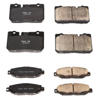 PowerStop® - Z16 Evolution Clean Ride Ceramic Front and Rear Disc Brake Pad Set