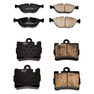 PowerStop® - Z16 Evolution Clean Ride Ceramic Front and Rear Disc Brake Pad Set