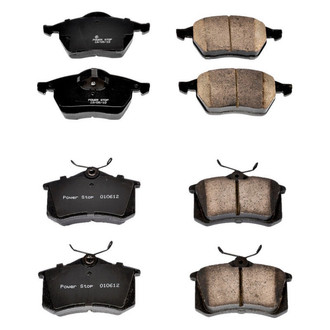 PowerStop® - Z16 Evolution Clean Ride Ceramic Front and Rear Disc Brake Pad Set