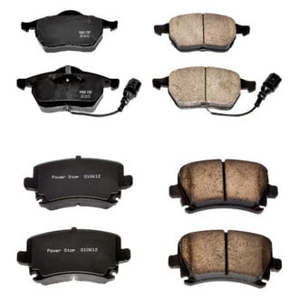 PowerStop® - Z16 Evolution Clean Ride Ceramic Front and Rear Disc Brake Pad Set