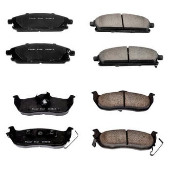 PowerStop® - Z16 Evolution Clean Ride Ceramic Front and Rear Disc Brake Pad Set