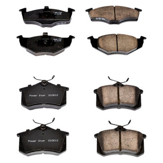 PowerStop® - Z16 Evolution Clean Ride Ceramic Front and Rear Disc Brake Pad Set