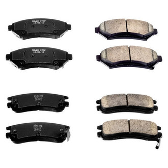 PowerStop® - Z16 Evolution Clean Ride Ceramic Front and Rear Disc Brake Pad Set