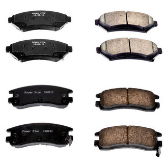 PowerStop® - Z16 Evolution Clean Ride Ceramic Front and Rear Disc Brake Pad Set