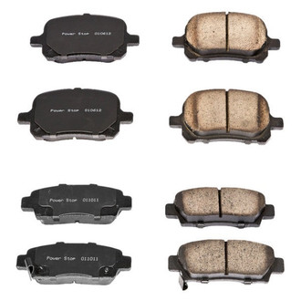 PowerStop® - Z16 Evolution Clean Ride Ceramic Front and Rear Disc Brake Pad Set