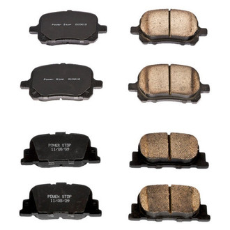 PowerStop® - Z16 Evolution Clean Ride Ceramic Front and Rear Disc Brake Pad Set