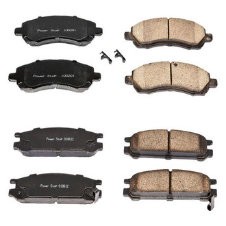 PowerStop® - Z16 Evolution Clean Ride Ceramic Front and Rear Disc Brake Pad Set