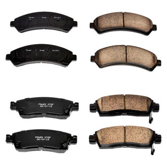PowerStop® - Z16 Evolution Clean Ride Ceramic Front and Rear Disc Brake Pad Set