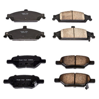 PowerStop® - Z16 Evolution Clean Ride Ceramic Front and Rear Disc Brake Pad Set