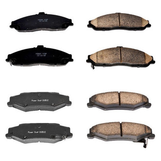 PowerStop® - Z16 Evolution Clean Ride Ceramic Front and Rear Disc Brake Pad Set